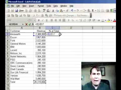 Calculate Percentage of Total Calculate Percentage of Total