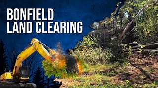 Land Clearing for a New Build in Bonfield, Ontario | Part 1