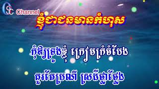 ខ្ញុំជាជនមានកំហុស ភ្លេងសុទ្ធ  Karaoke