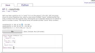 CodingBat AP-1 CopyEndy Solution | Code Adventures
