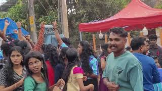 kerala temple festival... folk seens... parayilkavu temple. Paravur. kollam.