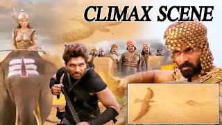 Rudhramadevi Movie Blockbuster Hit Climax Scene | Allu Arjun | Rana Daggubati | Anushka |CinimaNagar