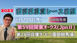 【川崎競馬】2023ダートグレード･南関東重賞レース展望🏇～6月14日(水)「第59回関東オークス」(JpnⅡ)【園田競馬】「第24回兵庫ダービー」