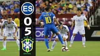 El Salvador [0] vs. Brasil [5] RESUMEN/ESTV -9.11.2018- Amistoso/Friendly