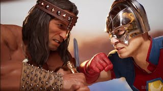 MK1 Conan the Barbarian vs. Peacemaker All Intros | MK1 Conan DLC (4k)