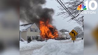 House explosion reported in Taunton