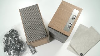 Klipsch The Fives Bookshelf Speakers Unboxing (Walnut)