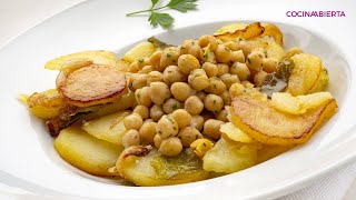 Poor man's potatoes with chickpeas: A recipe that will surprise you