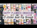 Unboxing my Huge Happy Planner Order! Spring 2024 Release Haul - 13 Sticker Book Flip Through!