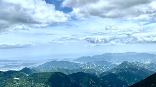 快晴！大山山頂からの景色