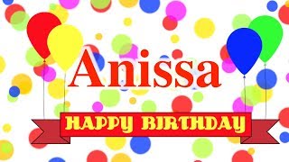 Happy Birthday Anissa Song