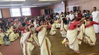 THIRUVATHIRA PERFORMANCE BY WIGAN MALAYALEE ASSOCIATION // WMA ONAM 2022