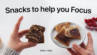 Quick Snack Ideas for Study/Work Breaks (low effort, vegan)