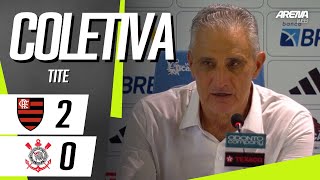 COLETIVA TITE | AO VIVO | Flamengo x Corinthians - Brasileirão 2024
