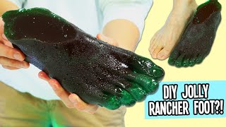 How to Make a Realistic Jolly Rancher Foot | Fun & Gross DIY Candy Molds!