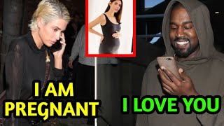 Bianca Censori and Kanye west expecting a baby. Bianca Censori pregnant for Kanye. kim jealous