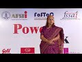 AFST Mumbai PowerTalk on How to Read a Food Label by Shubhangini  Joshi