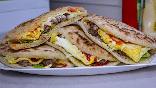 شاباتي تونسي شحاال بنين 🤤 بخبز خفيف و حشو رائع + توضيح بخصوص تعليقات راح تهبلني 😪 Chapati tunisien