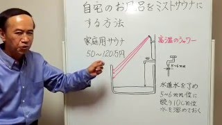 自宅のお風呂をミストサウナにする方法　修正版