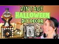 Vintage Halloween diy decor -mostly DOLLAR TREE~jack in box jack o lantern that you WONT BELIEVE