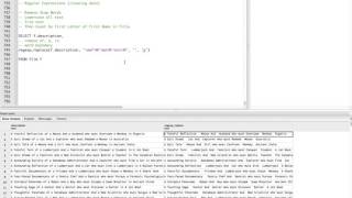 Using postgres regexp_replace to clean text data