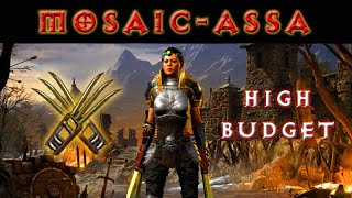 Mosaic Kicksin Endgame Build - New OP Assassin destroys UT! [Diablo 2 Resurrected Character Guide]