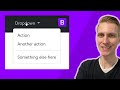 Bootstrap 5 Dropdown on Hover with Animation