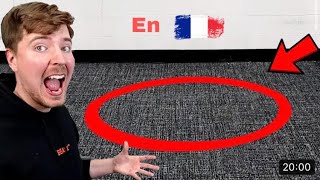 Je Paierai TOUT Ce Que Vous Mettez Dans Le Cercle Mrbeast en français