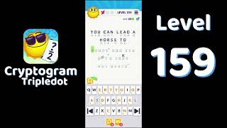 Cryptogram Tripledot Level 159 Answer | SolutionGuruji