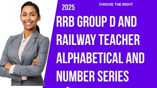 General Intelligence and reasoning in Telugu,RRB Group D \u0026 RRB Teacher alphabetical and Numberseries