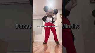 MICKEY dances for MINNIE 😭 #memes #funny