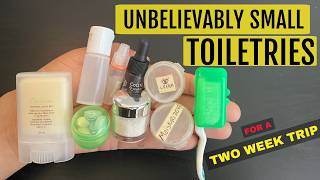 Ultra Light Toiletry Packing | 24 Hacks for How to Pack the Ultimate Space Saving Toiletry Bag ✈️