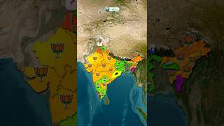 All Indian states with their ruling political parties😮 #viralshorts #facts