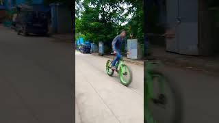 wheeli on fat bike #short #viral #bmxrider #cycle #fatbike #rehan #wheeli # ###