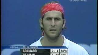 Golmard vs Henman US Open 2004