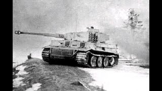 Tiger Panzer an der Ostfront im Gefecht