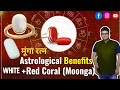 WHITE & RED CORAL (MOONGA) STONE DETAILS (CELEB ASTRO & GEM STONE EXPERT) RAMAN MALHOTRA