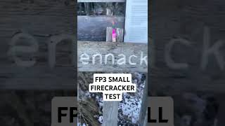 FP3 SMALL FIRECRACKER TEST | #firecracker #fp3 #pyro #fireworks