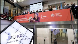 IFAD bond and UN flag for first time at London Stock Exchange