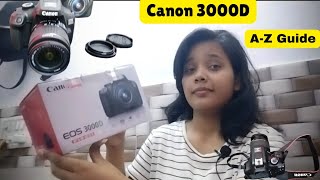 DSLR bhi le liya 🤩🤩 Canon EOS 3000D full review #vlog #trending #trend #viralvideo #dailyvlog