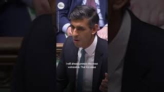 Rishi Sunak answers first PMQs as UK prime minister | USA TODAY #Shorts