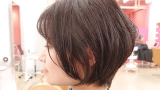 バッサリとショートボブ！からのヘアドネーション❤　#パーマのかけ方 #パーマ #ケアパーマ 【FIX-UP SHIBUYA 宇賀治】