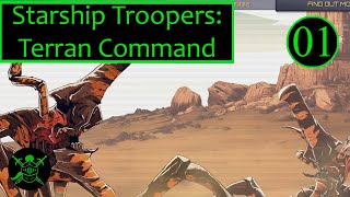 Mission 1 Pacification First steps on Kwalasha [Starship Troopers Terran command] 01