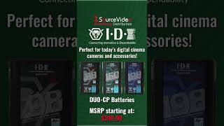 Power Up with IDX's DUO-CP Batteries!