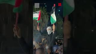 مشاهد من احتفالات الفلسطينيين في غزة