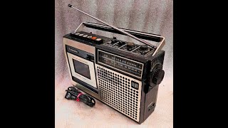 Panasonic RQ-542AS AM/FM Radio Cassette Recorder Tape Player