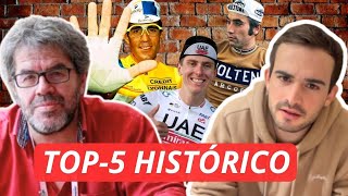 ¿Cuales son los 5 MEJORES CICLISTAS de la HISTORIA?