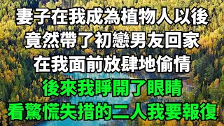 妻子在我成為植物人以後，竟然帶了初戀男友回家，在我面前放肆地偷情，後來我睜開了眼睛，看驚慌失措的二人我要報復【淺談夕陽下】#圍爐夜話#花開富貴#爽文#落日溫情#閱讀茶坊#情滿夕陽#深夜淺讀