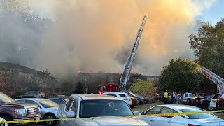 Fire rips through DeKalb County condos