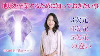 地球を卒業するために知っておきたい事／3次元 4次元 5次元の違いを図解にしてみました！